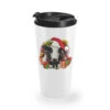 Christmas Holstein Travel Mug