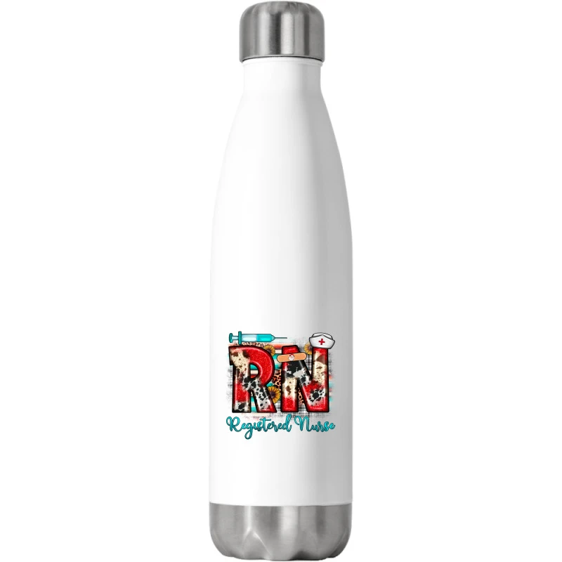 Christmas Rn Registered Nurse Stainless Steel Water Bottle 3 Christmas Rn Registered Nurse Stainless Steel Water Bottle