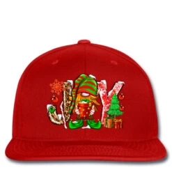 Joy Christmas Elf Gnome Printed Hat