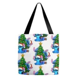 Stitch Christmas Tree Tote Bags