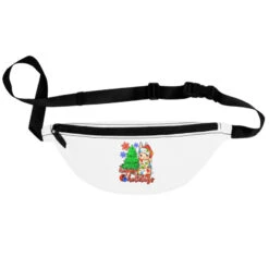 Happy Holidays Christmas Rabbit Fanny Pack
