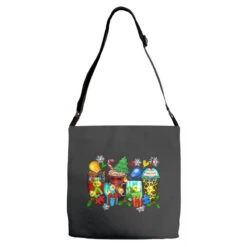 Autism Christmas Coffee Cups Adjustable Strap Totes