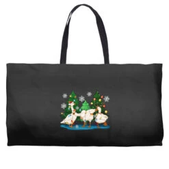 Christmas Duck Weekender Totes