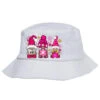 Pink Christmas Winter Gnomes Bucket Hat -Home Decor Store pd.2526136192.55.25057889.s3.1 front white ffffff none x27y0 144 800x800 1