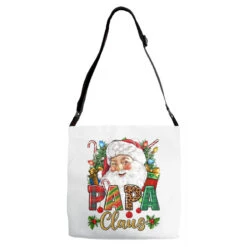 Papa Claus Christmas Adjustable Strap Totes