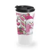 My 1st. Pink Christmas With Cute Snowman Travel Mug 2 My 1st. Pink Christmas With Cute Snowman Travel Mug -Home Decor Store pd.2526153068.169.25057798.s3.1 front white and black ffffff none xm12.5ym18 180 800x800 1