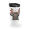 Cow Reindeer Antlers Cute Christmas Animal Xmas Ki Travel Mug