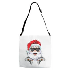 Christmas Santa Claus Video Game Controllers Xmas Adjustable Strap Totes