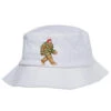 Bigfoot Santa Christmas Tree Lights Xmas Sasquatch Bucket Hat