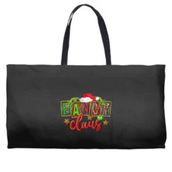 Christmas Fancy Claus Weekender Totes