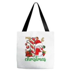 My 1st. Christmas With Cute Snowman Tote Bags