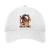 Merry Christmas Skeleton Messy Bun Adjustable Cap -Home Decor Store pd.2526248924.190.25057785.s3.1 front white ffffff none x66y0 91 800x800 1