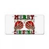 Merry Christmas Skeleton Hands Boobs License Plate