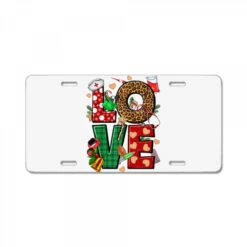 Love Nurse Christmas License Plate