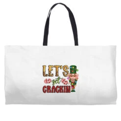 Let's Get Crackin Christmas Weekender Totes
