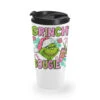 Christmas Characters And Bougie Travel Mug