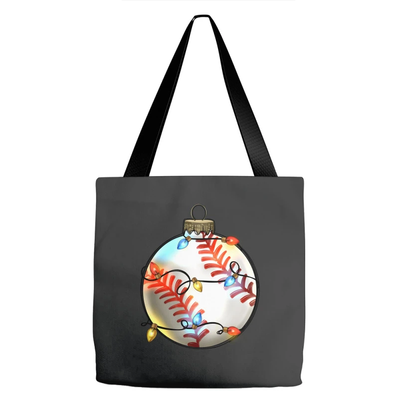Christmas Baseball Tote Bags 3 Christmas Baseball Tote Bags