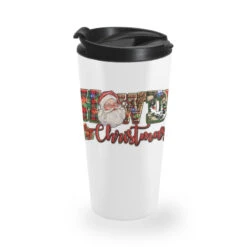 Howdy Christmas Santa Travel Mug