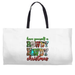 Have Yourself A Rowdy Howdy Christmas Weekender Totes