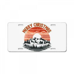 Merry Christmas From The Mountain License Plate