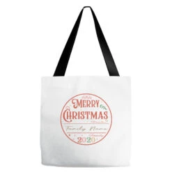 Crm21112209 Merry Christmas (family Name) Family 2 Tote Bags