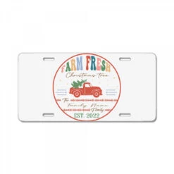 Crm21112210 Farm Fresh Christmas Tree Svg License Plate