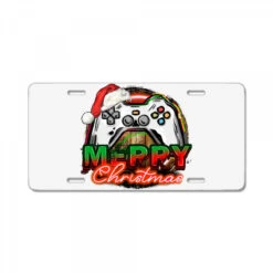 Gamer Merry Christmas License Plate