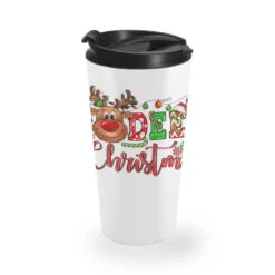 Deer Christmas Reindeer Travel Mug