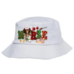 Christmas Nurse Bucket Hat