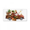 Christmas Truck Elf Santa Snowman Reindeer License Plate