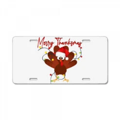 Thanksgiving Christmas Happy Thanksmas License Plate