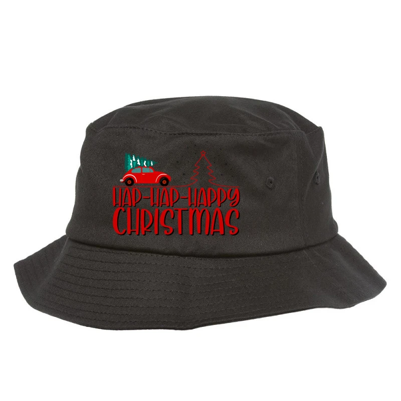 Hap Hap Happy Christmas Bucket Hat 3 Hap Hap Happy Christmas Bucket Hat