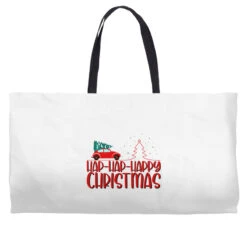 Hap Hap Happy Christmas Weekender Totes