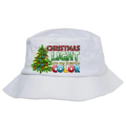 Christmas Light Are My Favorite Color Bucket Hat