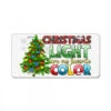 Christmas Light Are My Favorite Color License Plate