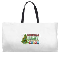 Christmas Light Are My Favorite Color Weekender Totes