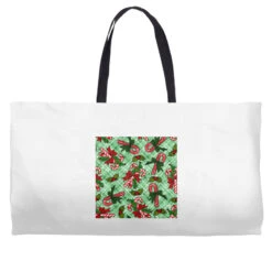 Christmas Candy Cane Weekender Totes