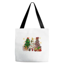 Cake Christmas Trees Tote Bags