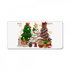 Cake Christmas Trees License Plate