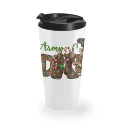 Christmas Army Dad Travel Mug