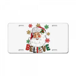 Believe Christmas License Plate