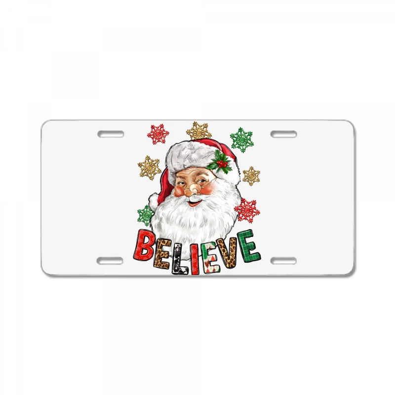 Believe Christmas License Plate 3 Believe Christmas License Plate