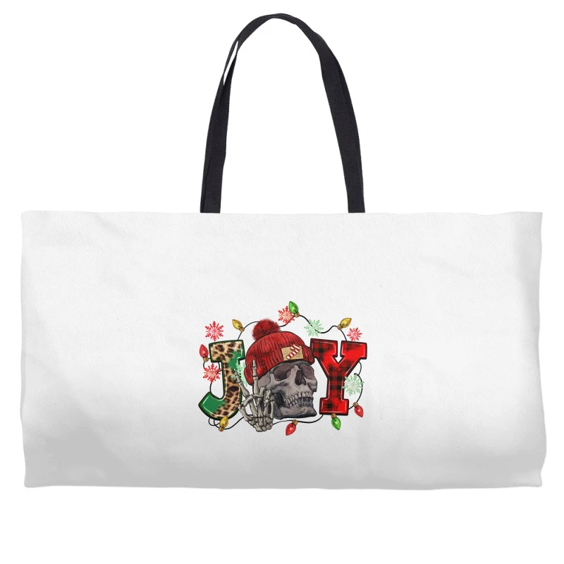 Christmas Joy Skeleton Weekender Totes 3 Christmas Joy Skeleton Weekender Totes