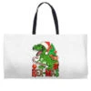 Rex-mas Christmas T-Rex Weekender Totes -Home Decor Store pd.2526352463.74.25087130.s3.1 front customized f5f5f5 none x140y53.5 120 800x800 1