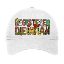 Registered Dietitian Christmas Adjustable Cap