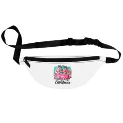 Pink Merry Christmas Truck Fanny Pack