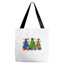 Police Christmas Trees Tote Bags