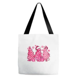 Pink Christmas Tree Cakes Tote Bags