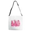 Pink Christmas Tree Cakes Adjustable Strap Totes