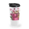 Pink Christmas Hot Chocolate Coffee Cup Travel Mug